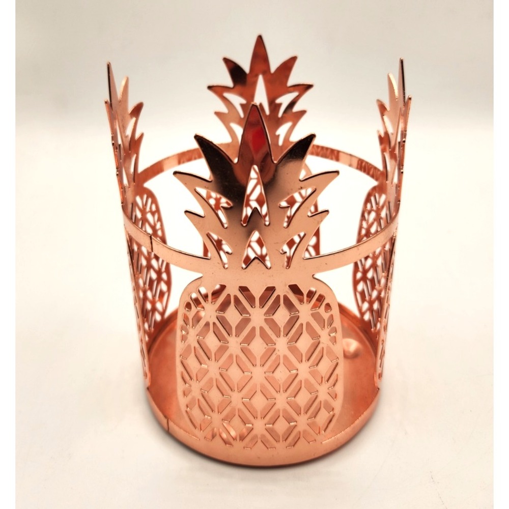 Better Homes and Gardens BHG Copper Color Pineapple theme Candle Holder